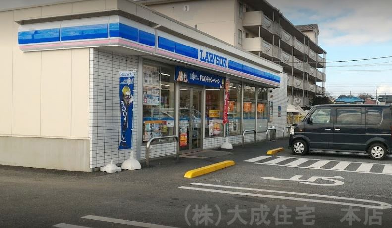 コンビニ(850m)-ローソン　鶴ヶ島脚折東店(徒歩12分　嬉しい24時間営業！)