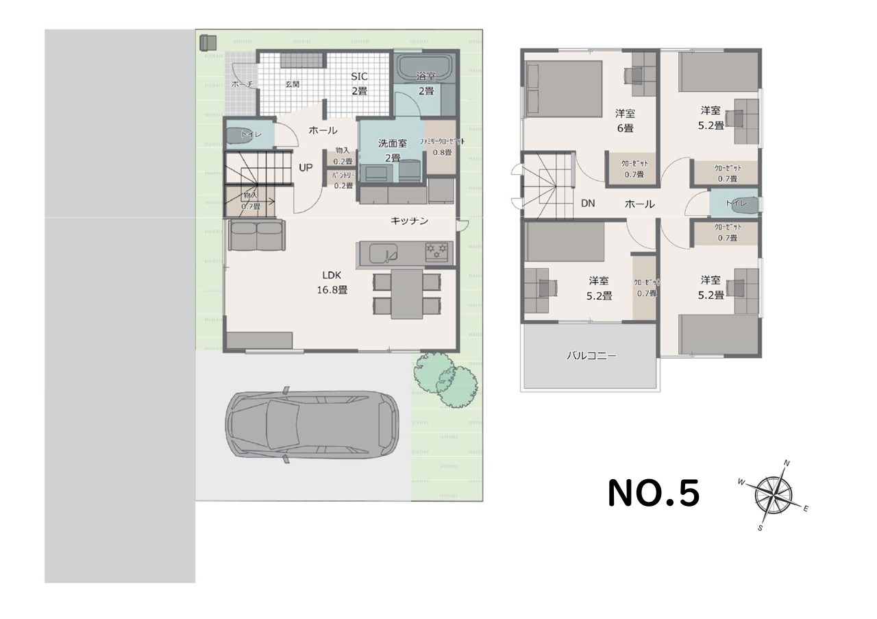 建物プラン例(間取図)-※参考間取図：間取りプラン１６通り（二階建ての場合）又は自由設計でお好みの間取りをお選びいただけます。