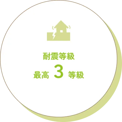 耐震等級最高3等級