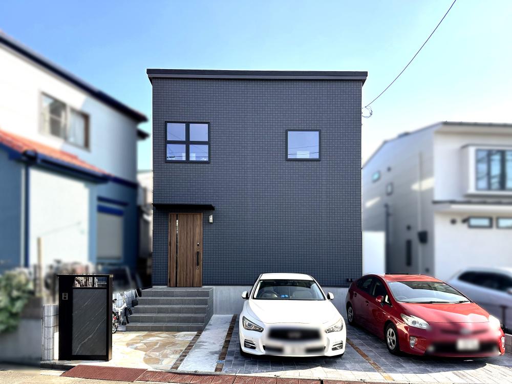 鶴ヶ島市 注文住宅：キューブ型モダンハウス