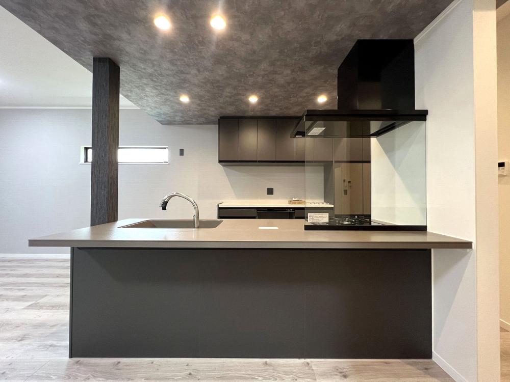 川越市 注文住宅：ランドリールームのあるモダンハウス