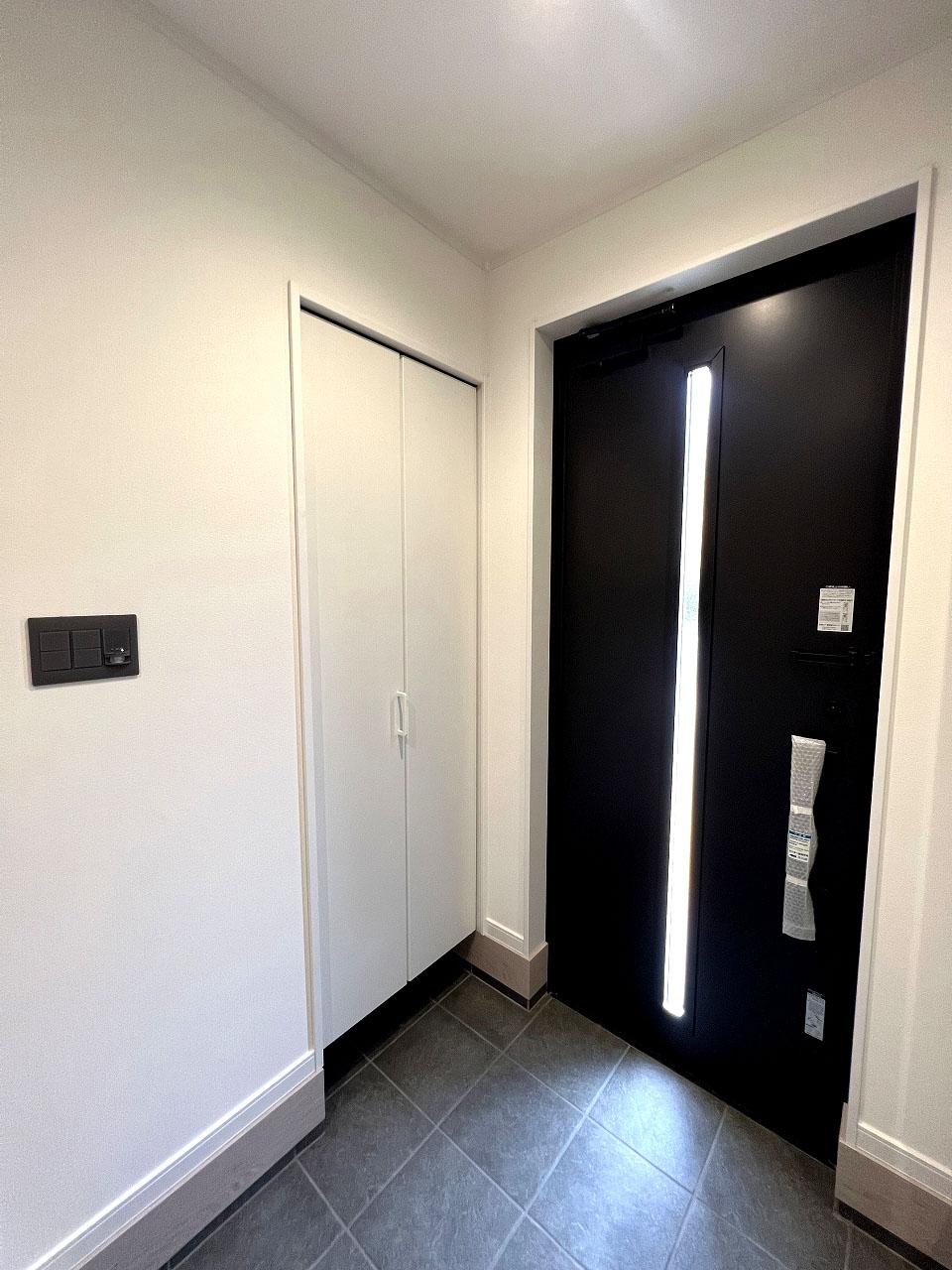 川越市 注文住宅：ランドリールームのあるモダンハウス