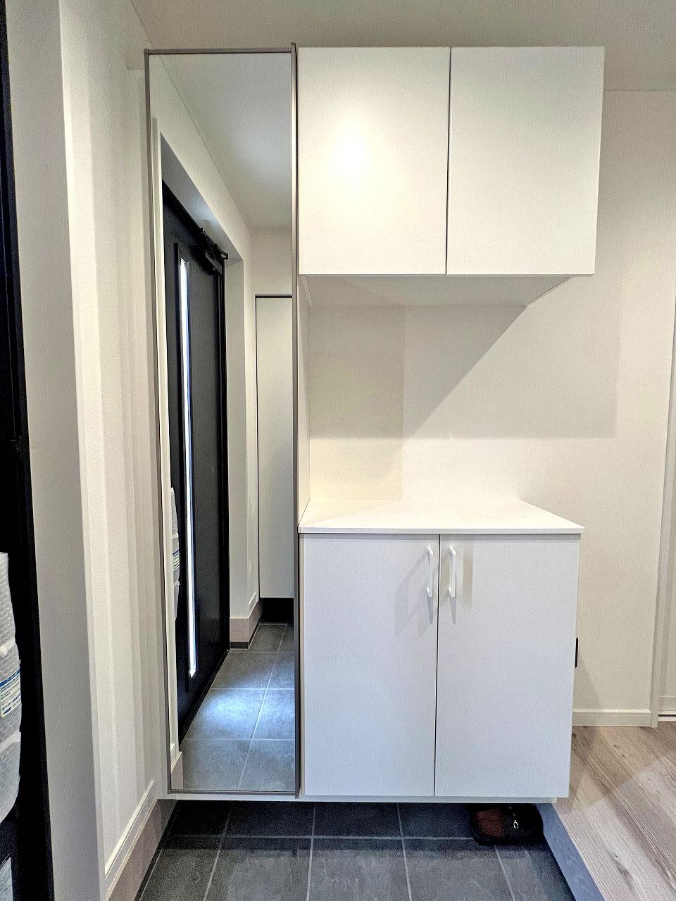 川越市 注文住宅：ランドリールームのあるモダンハウス