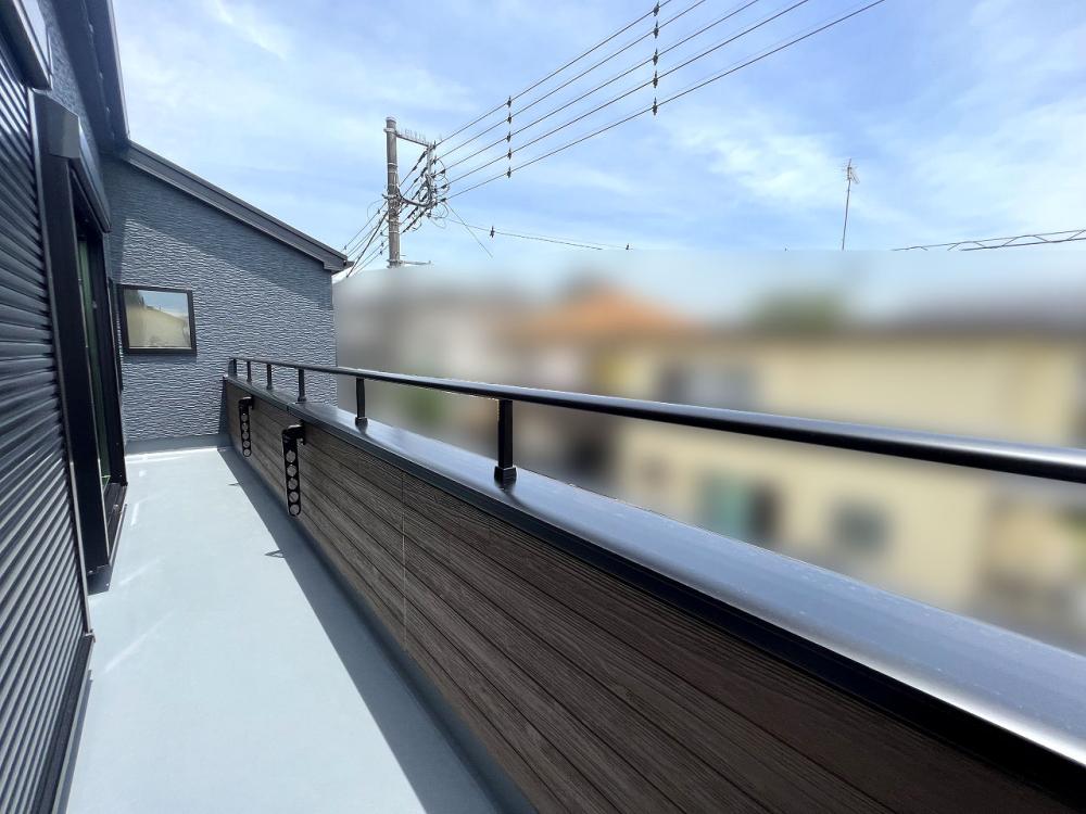 川越市 注文住宅：ランドリールームのあるモダンハウス