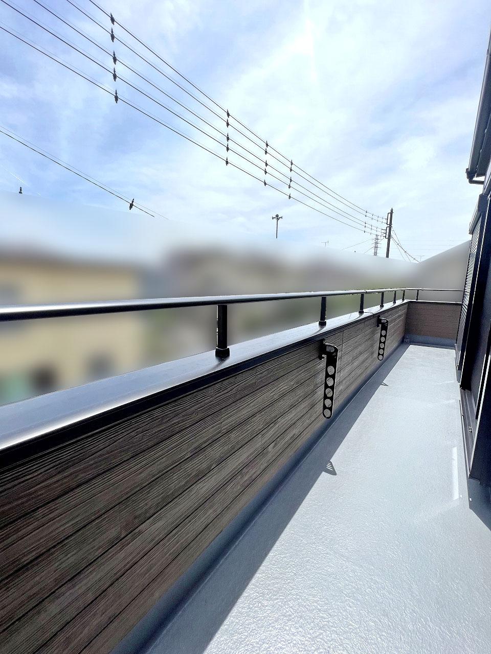 川越市 注文住宅：ランドリールームのあるモダンハウス