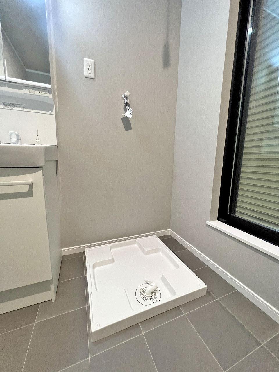 川越市 注文住宅：ランドリールームのあるモダンハウス