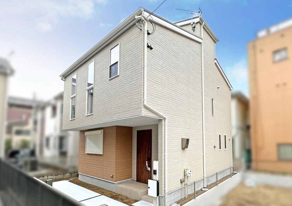 新座市 注文住宅：グレージュ×ゴールドの優しい温もりと上品な家