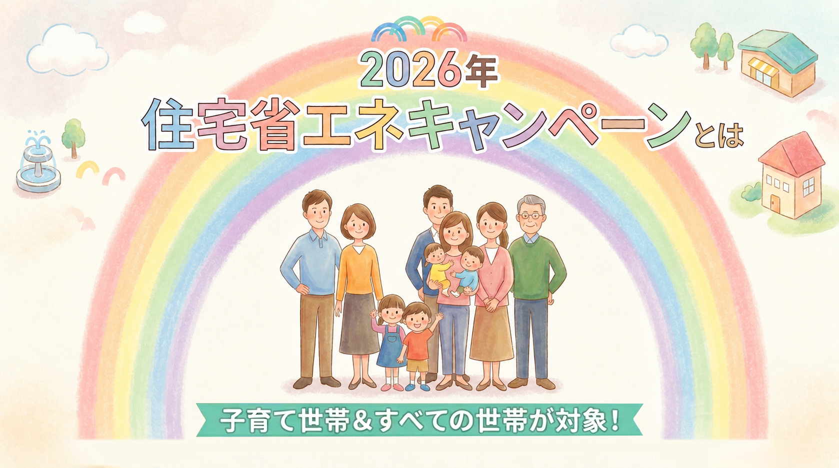 【2026年最新】住宅省エネ2026キャンペーンで最大125万円！補助金の条件と注意点