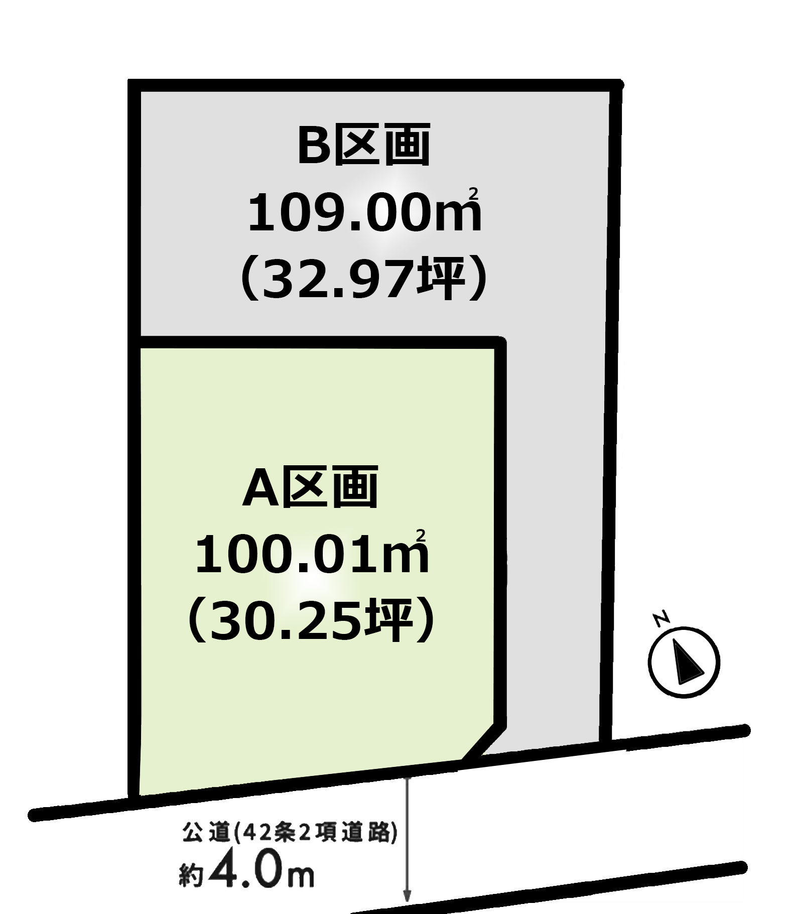 土地　川越市志多町一期 A区画写真